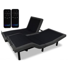 Split King Adjustable Bed Frame Base with Wireless Remote Split King Adjustable Bed Frame Base with Wireless Remote